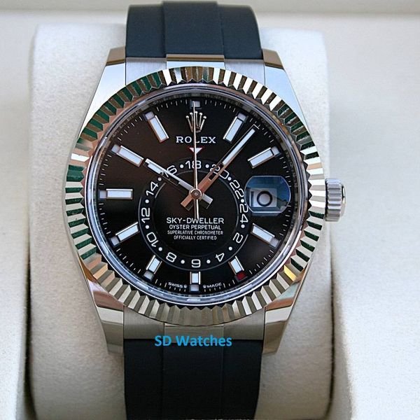 FS: Rolex 336239 Skydweller 18K White Gold with Oysterflex