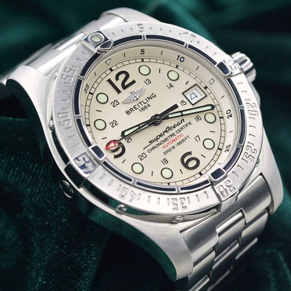 FSOT: Breitling Superocean “Steelfish” Cream Dial Stainless…