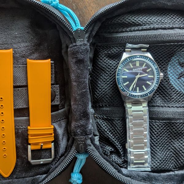 [WTS]: BNIB Halios Seaforth Titanium Sunburst Blue with div…