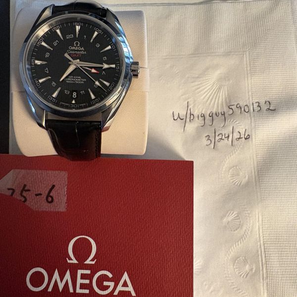 [WTS] Omega Aqua Terra GMT 231.13.43.22.01.001 in like new …