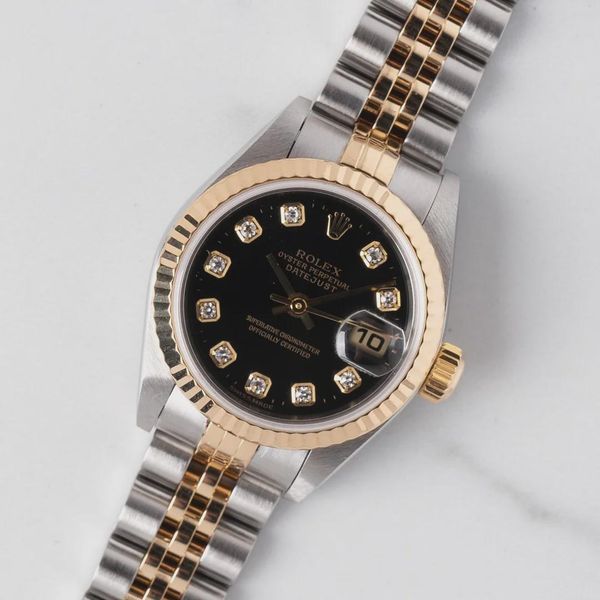 [WTS] 2000 Rolex Ladies Datejust 79173 Black Diamond Dial