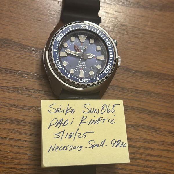 [WTS/WTT] Seiko SUN065 Kinetic Padi Diver Limited