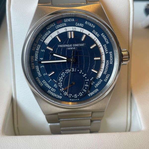 Frederique Constant Highlife Worldtimer blu