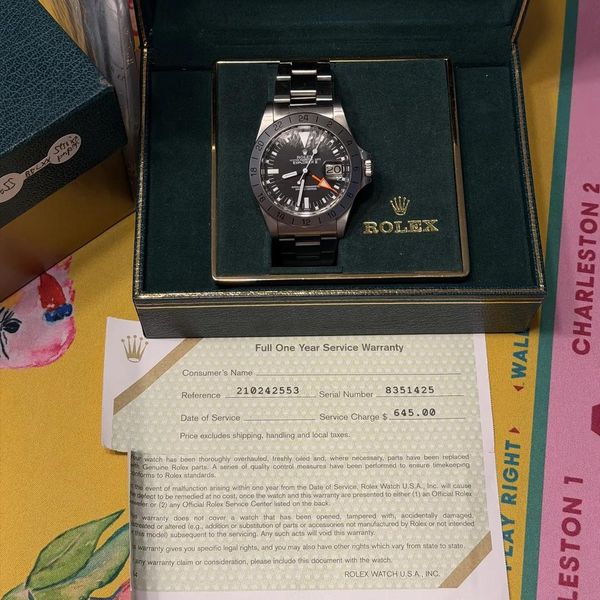 [WTS] Rolex Explorer II Ref. 1655 "Steve McQueen" – 1984 – …