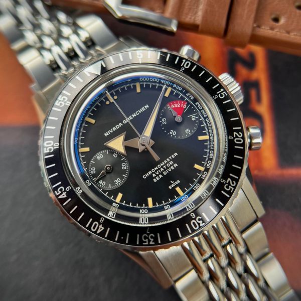 [WTS] Nivada Grenchen Chronomaster Broad Arrow — Heritage L…