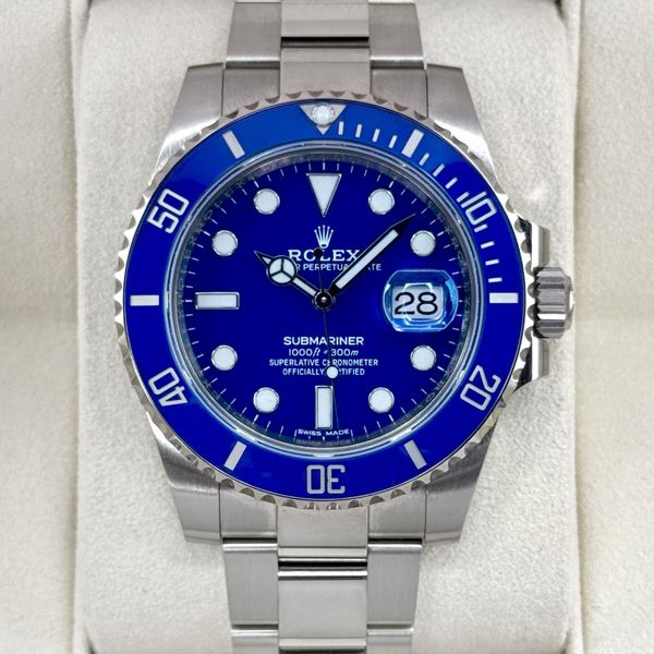 FSOT:2020 Rolex Submariner "Smurf" 40mm 116619LB White Gold…