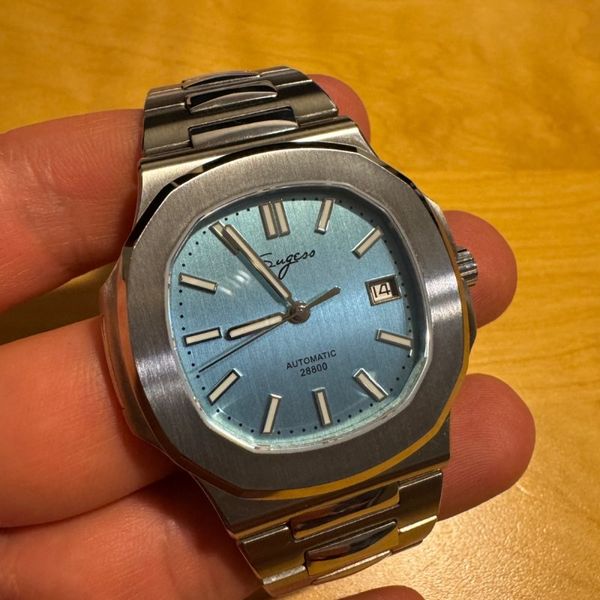 Sugess Heritage S466 PP Octagonal Day Display, light blue M…