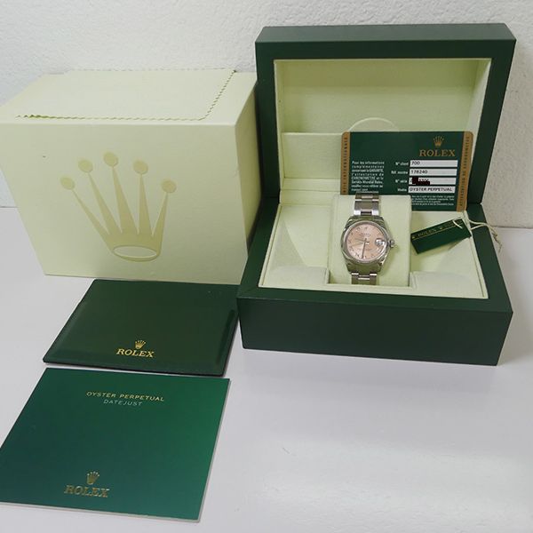 FS Rolex SS Midsize 31mm Datejust New Oyster Bracelet. Pink…
