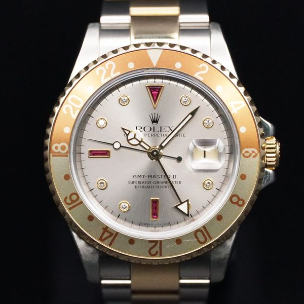 [WTS] 2007 Rolex GMT-Master II 16713 Serti dial / "Root Bee…