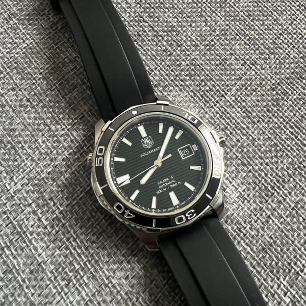 [WTS] Tag Heuer Aquaracer Black Dial 500m Automatic Divers …
