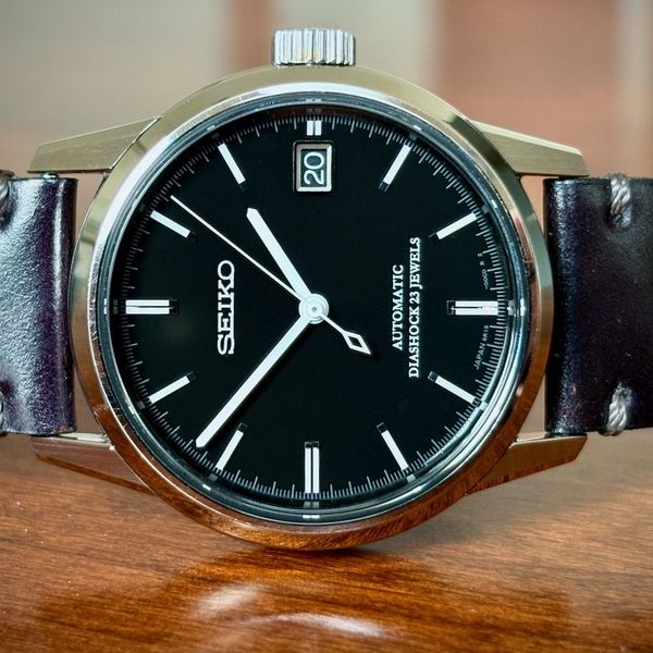 FSOT: Seiko Spirit “White Spark” SCVS015 Black Dial Sapphire