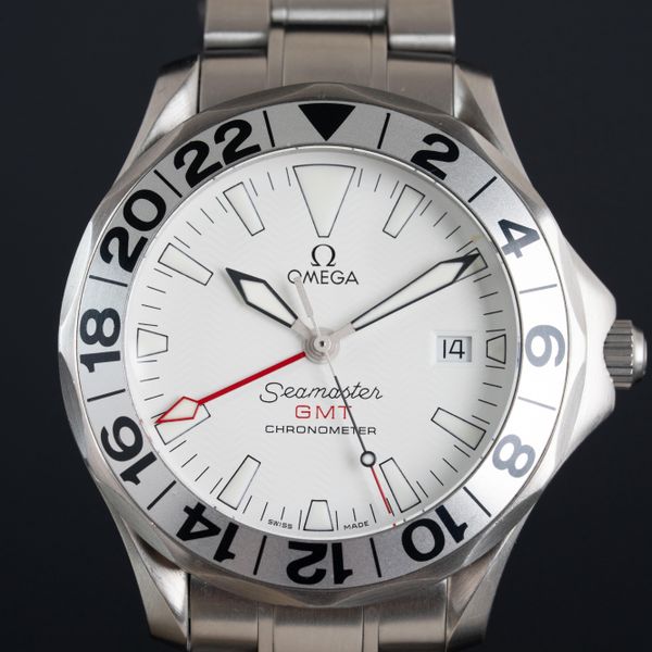 [WTS] 2002 Omega Steel Seamaster GMT 2538.20 “Great White” …