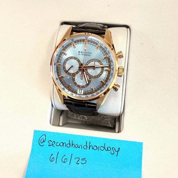 [WTS] ZENITH El Primero Chronograph 18K Rose Gold 42mm Limi…