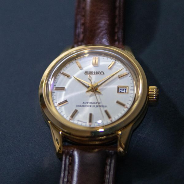 [WTS] Custom Gold Seiko Mod SCVS001 “GS” style