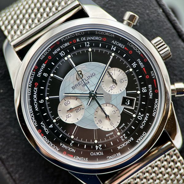 Breitling Transocean Unitime Chronograph 2013 Complete Set