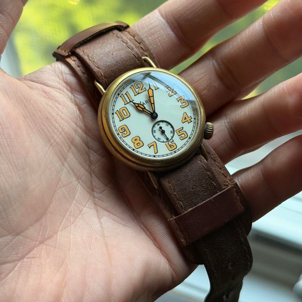 [WTS/WTT] Brass Vario 1918 Trench Watch 37mm