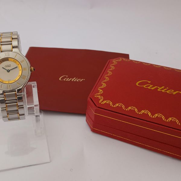 [WTS] Cartier 21 Must de Cartier 1330 18k Yellow Gold/Steel…
