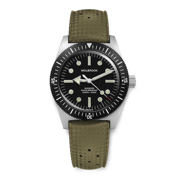 FSO: MINT WOLBROOK SKINDIVER 38MM, BLACK DIAL, SAPPHIRE BOX…