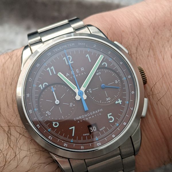 FS Farer Eldridge Chrono - Full Kit + - Unique Coffee Dial …