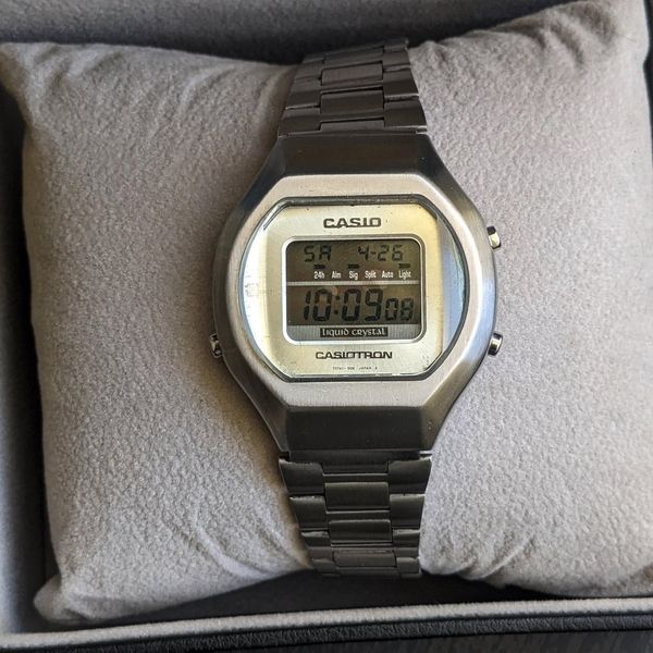 [wts] Casio COLLECTIBLE VTG CASIOTRON TRN-100 LIQUID CRYSTA…