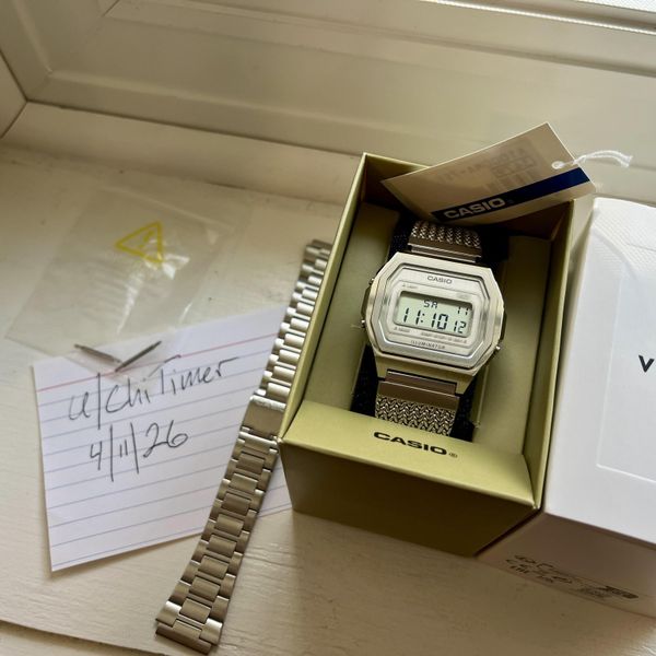 [WTS] Casio A1000MA-7, All-Metal Digital, LNIB, Extra Brace…