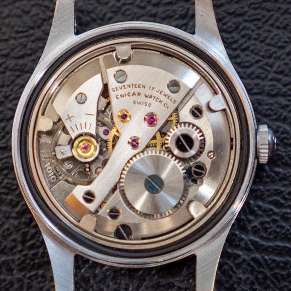 Enicar Ultrasonic - Stunning dial - Steel (1960s)