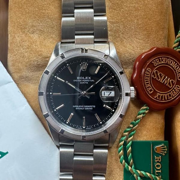 FS: Rolex Oyster Perpetual Date 15210 Black Dial