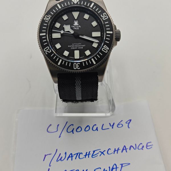 [WTS] Tactical Frog FXD V4 NH35 Titanium 42mm Watch $109 sh…