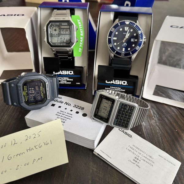 [WTS] Lot of Casio watches: Duro, Royale, G-Shock, Databank