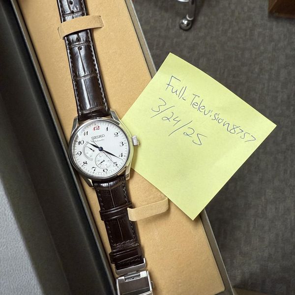 [WTS] 2019 Seiko Presage SARW025 White Dial Power Reserve S…