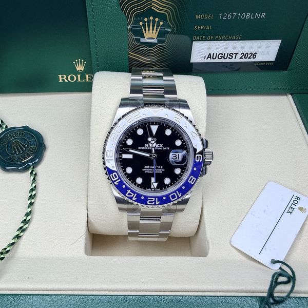 FSOT: BNIB 2026 Rolex 126710BLNR "Batman" GMT Master-II - A…