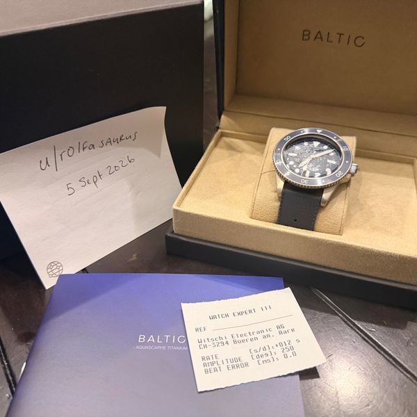[WTS] Baltic Aquascaphe Titanium Blue, BNIB