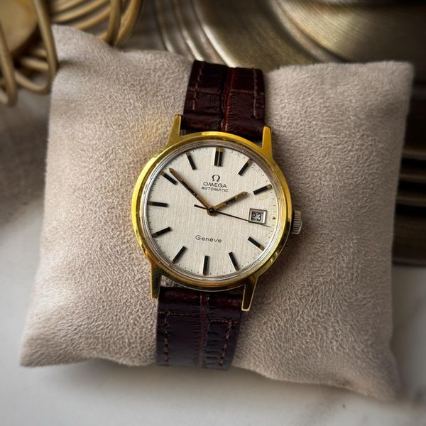 [WTS] Omega Geneve 166.0098, Beautiful Brushed Dial, Handma…