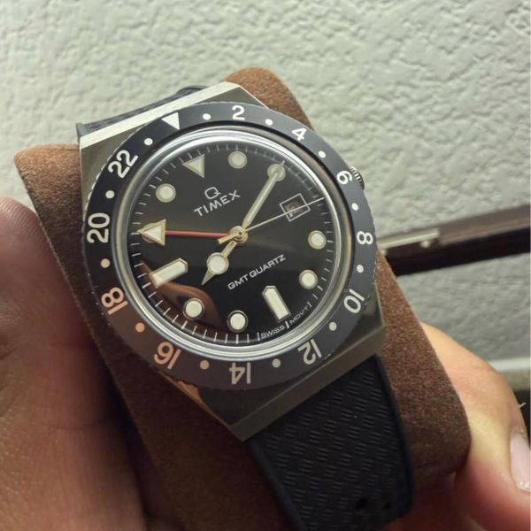 [WTS] Timex Q Timex Quartz Black Dial Men's Watch TW2V38200