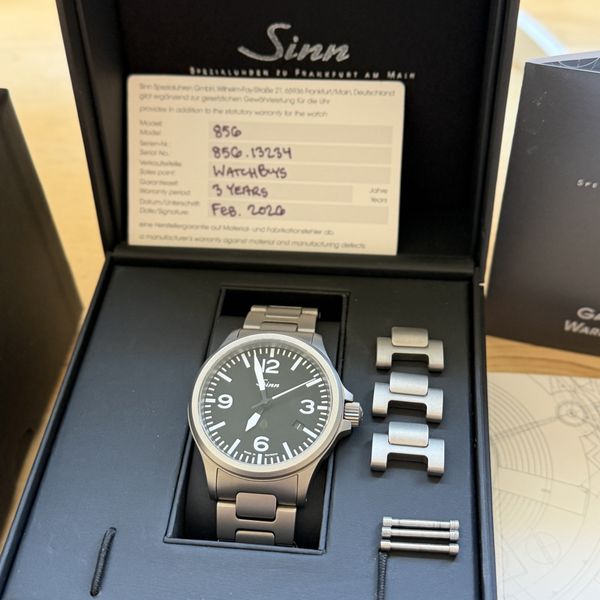 Sinn 856 | Tegimented Bracelet w/Micro Adjust Clasp | 2026 …