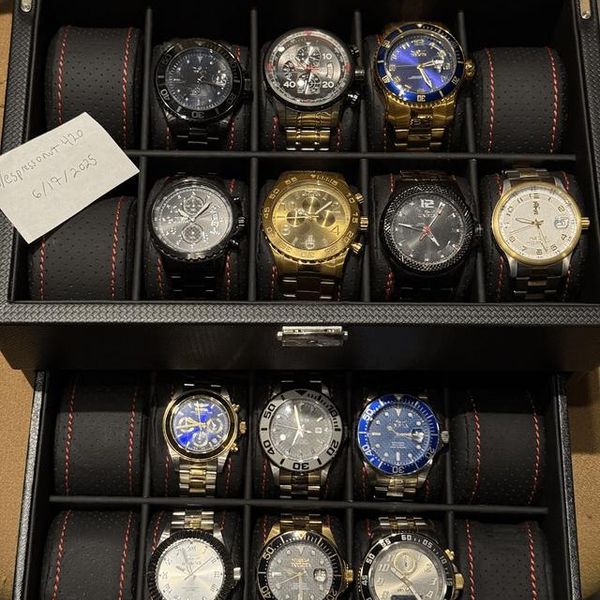 [WTS] Invicta Lot - Pro Diver, Specialty, Aviator, I-Force,…