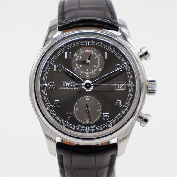 FS: IWC Portuguese Chronograph Classic Steel Grey 42mm IW39…
