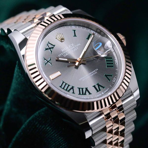 FSOT: 2026 NEW UNWORN Rolex Datejust 41 “Wimbledon” Slate D…