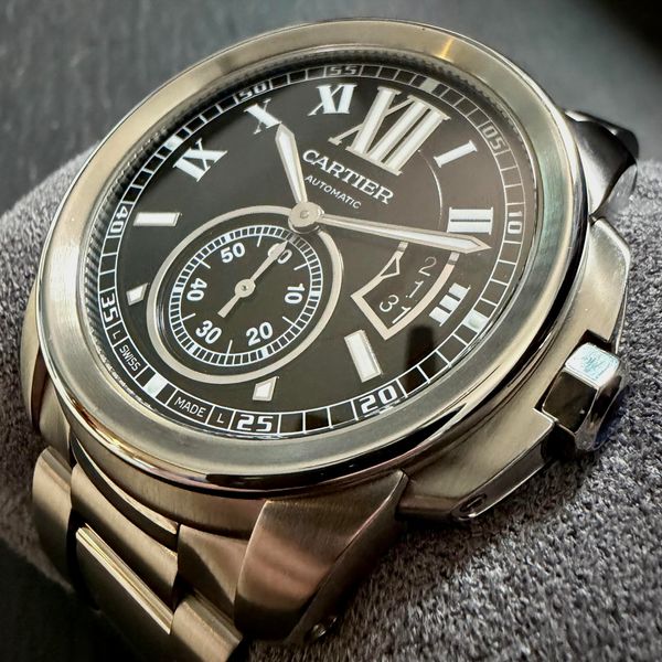 [WTS] Cartier Calibre de Cartier 42mm W7100016 Black Dial A…