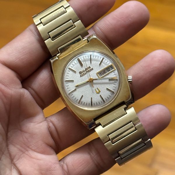[WTS] Bulova Accutron 2182 36mm Tuning Fork 10k Gold Plated…