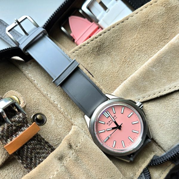 [WTS] Halios Seaforth IV Titanium – Pink Dial - Extras - $8…
