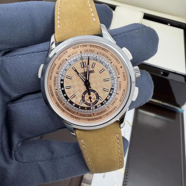 FS: 2024 Salmon Dial Patek Philippe Complications World Tim…
