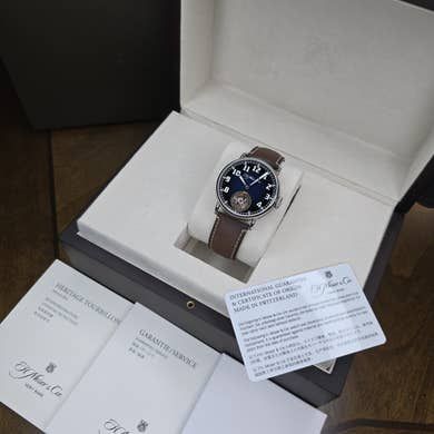 FSOT: H. MOSER & CIE HERITAGE TOURBILLON 42MM 8804-1200 FUN…