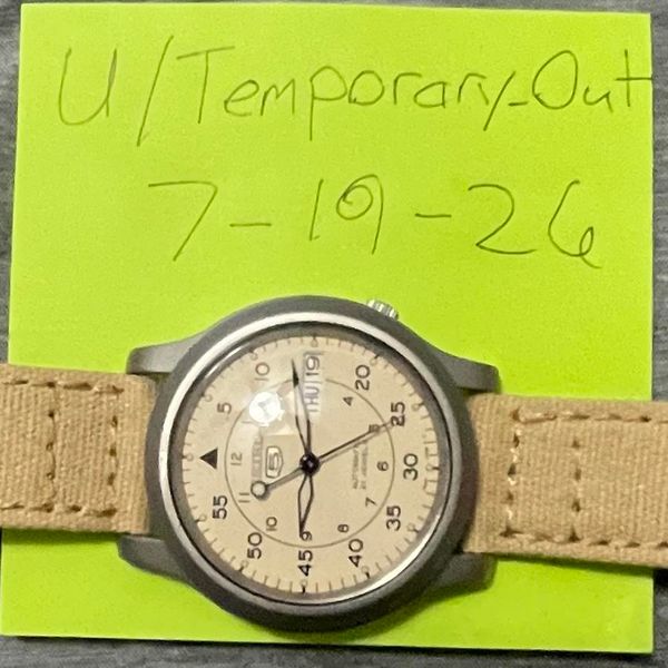 [WTS] Seiko SNK803 Beige