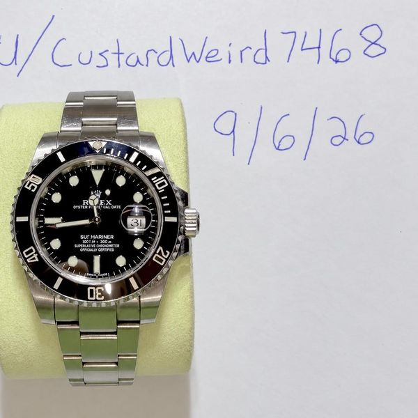[WTS] 2014 Rolex Submariner Date 116610LN — Black Dial / Ce…