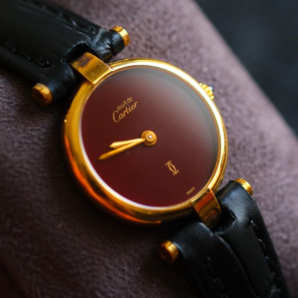 [WTS] Cartier Must de Cartier Vendome 80’s • Burgundy Lacqu…