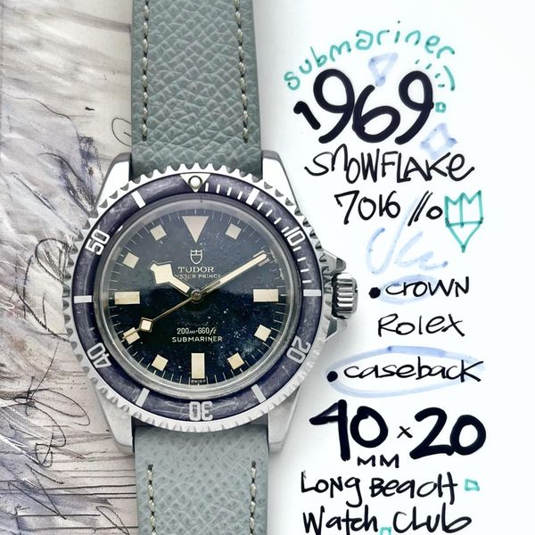 [WTS] Tudor Submariner Snowflake 7016/0 circa 1969 Black Ma…