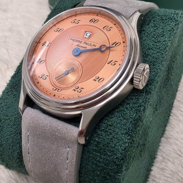 Pierre Paulin (Merkur) Jump Hour  Uhr in 38mm mit Saphirglas