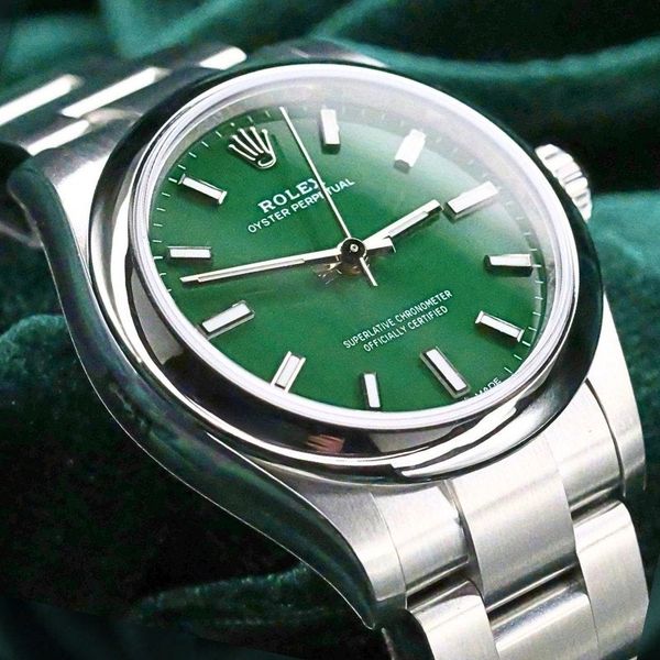 FSOT: 2025 NEW UNWORN Rolex Oyster Perpetual 31 Green Dial …