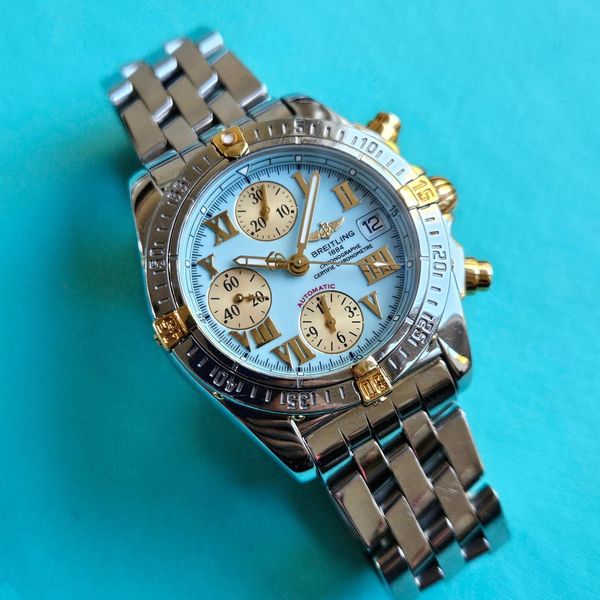 [WTS] Breitling Chrono Cockpit – Rare Turquoise Tiffany Dia…